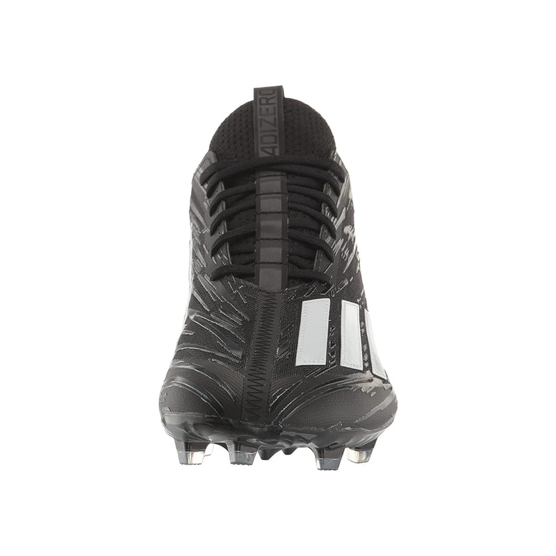 Open Box Adidas Adizero Low Mens Athletic Football Cleats - Black/White - 14 - lauxsportinggoods
