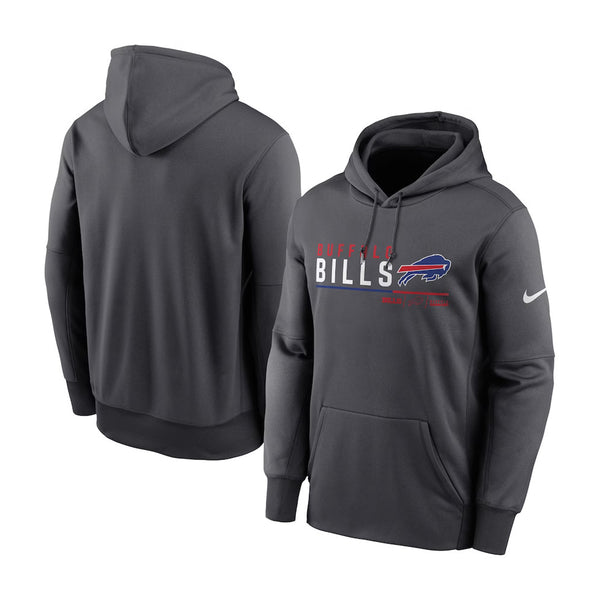 Nike Men's NFL Buffalo Bills Therma Pullover Fleece Hoodie - lauxsportinggoods