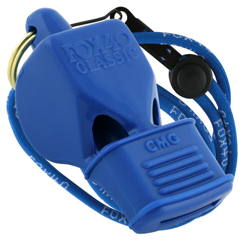 Fox 40 - 115 dB Classic CMG Safety Whistle w/ Breakaway Lanyard - lauxsportinggoods