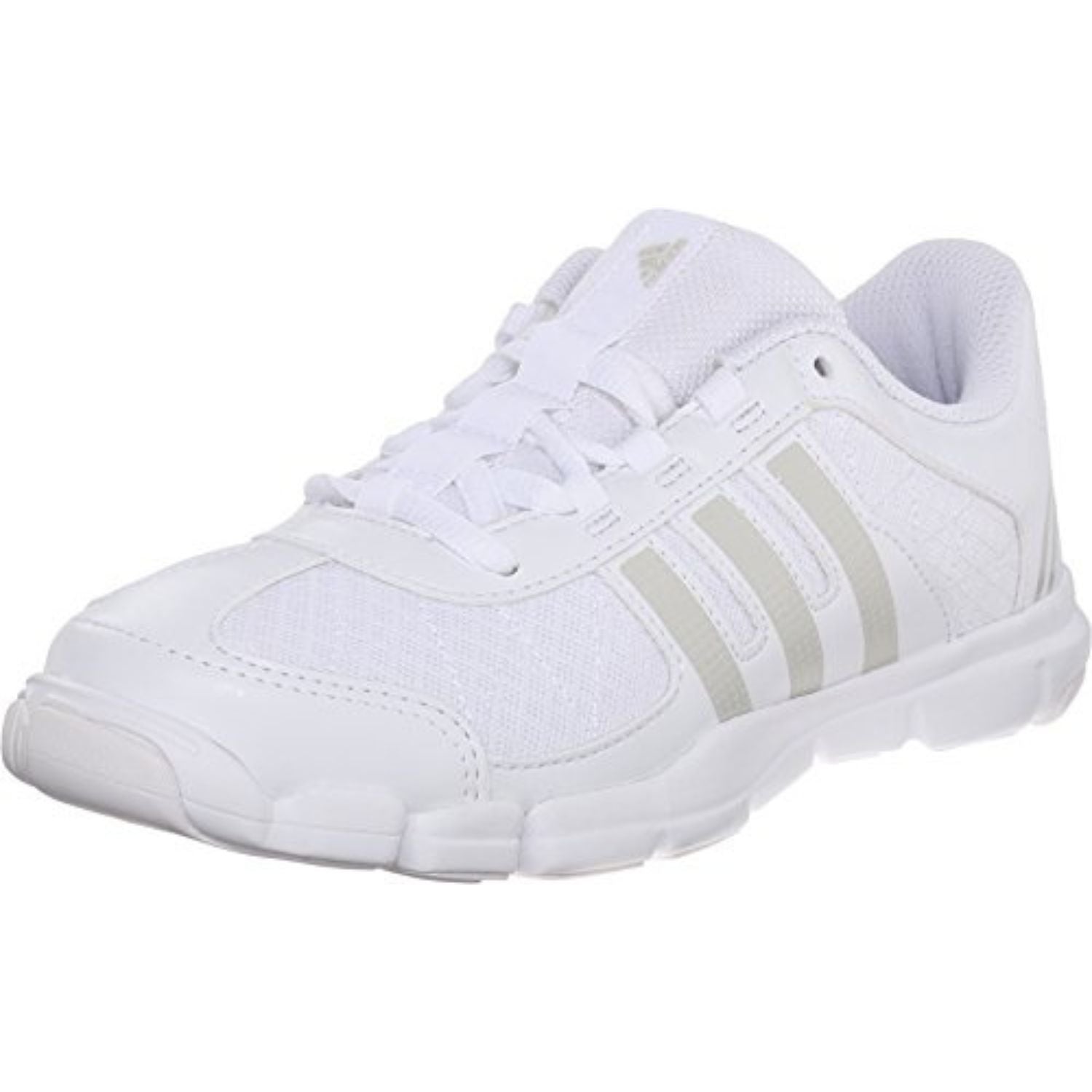 adidas Youth Triple White Cheer Child Shoes