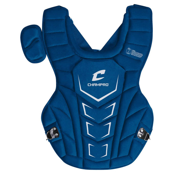 Open Box Champro Optimus MVP Plus Chest Protector Youth 13.5 Length-Royal - lauxsportinggoods