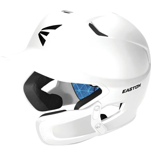 Used Easton Z5 2.0 Matte Universal Jaw Baseball Batting Helmet-Senior-White - lauxsportinggoods