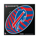 Wincraft Buffalo Bills ZEBRA Outdoor Magnets - 6" x 6" - lauxsportinggoods