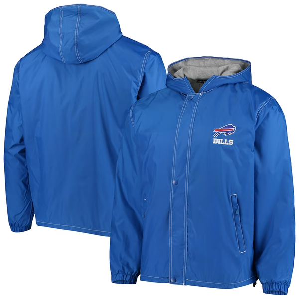 Dunbrooke Men's Buffalo Bills Legacy Water Resistant Jacket - Royal/White - lauxsportinggoods