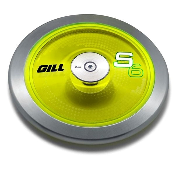 Gill Athletics S6 Low-Spin 61% RIM WT Discus - 1.6 Kg - lauxsportinggoods