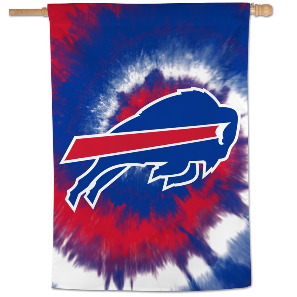 WinCraft Buffalo Bills Vertical Flag Tie Dye - 28 x 40