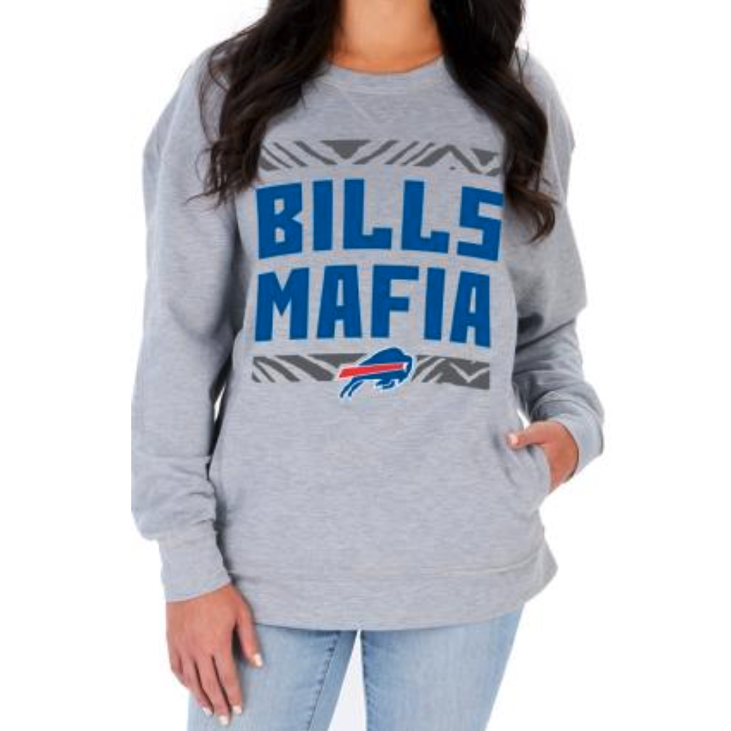 Women's New Era Red Buffalo Bills Mafia V-Neck T-Shirt