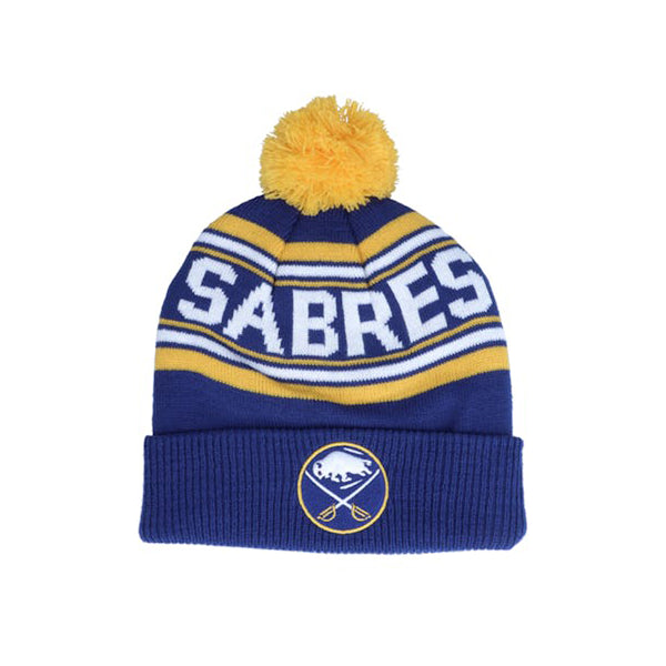 Outerstuff Youth Buffalo Sabres Knit Pom Rush Pom Hat - Royal - lauxsportinggoods