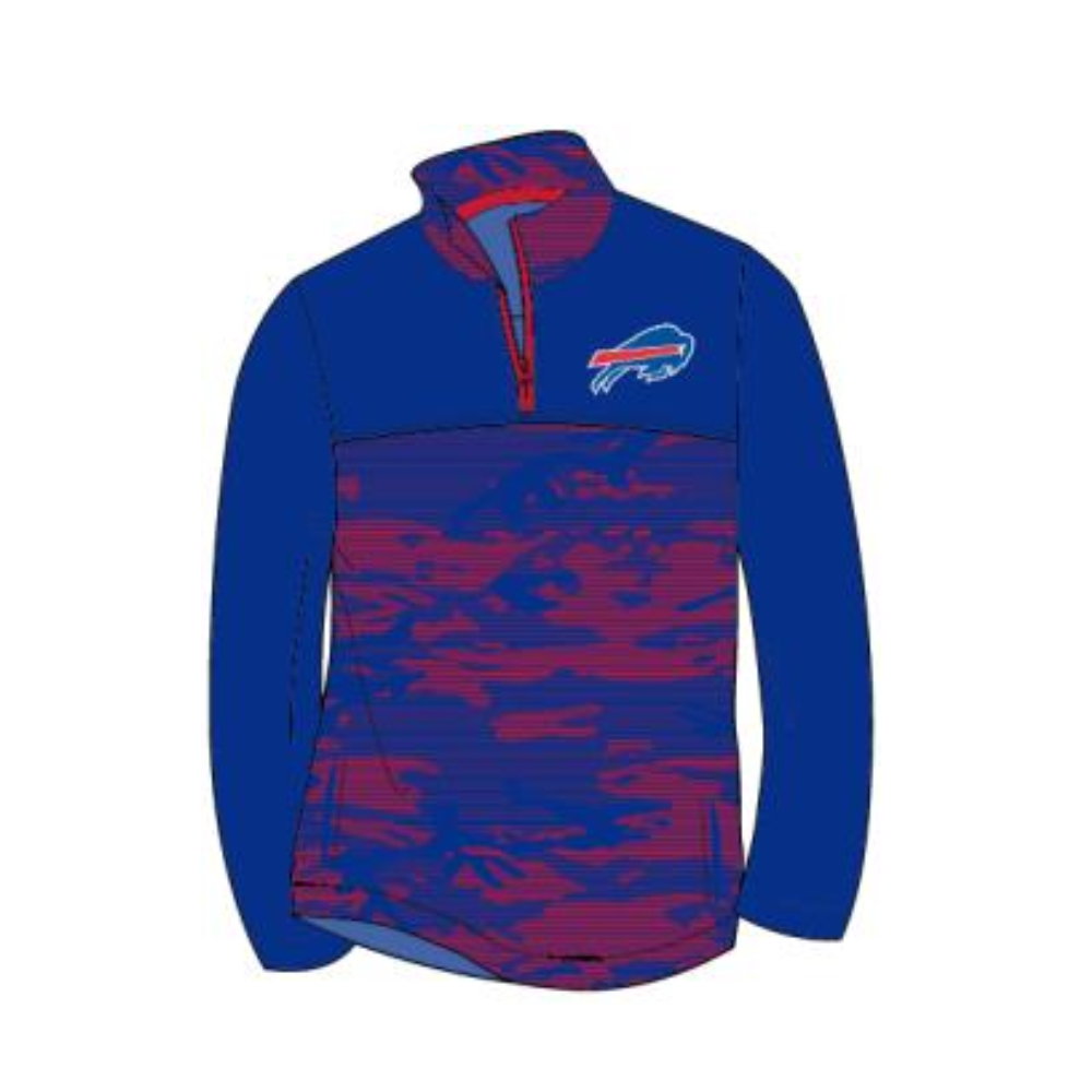 Zubaz NFL Buffalo Bills Men's Long Sleeve T-Shirt, Bills Mafia