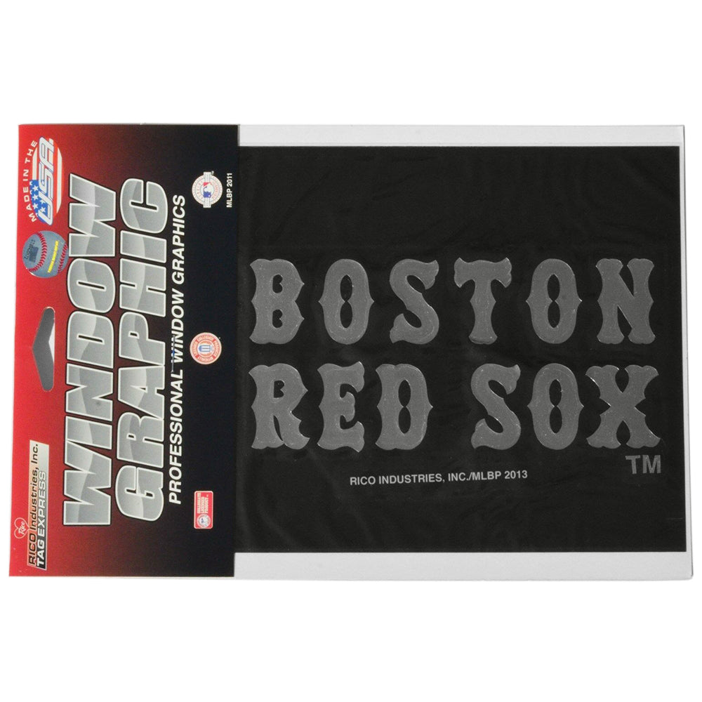 WinCraft MLB Boston Red Sox Prismatic Stickers, Team Color, One Size