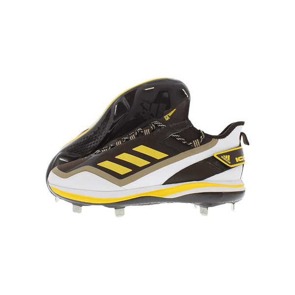 Adidas Men's AS ICON 7 Boost Padres Baseball Cleats - Brown/Yellow - lauxsportinggoods