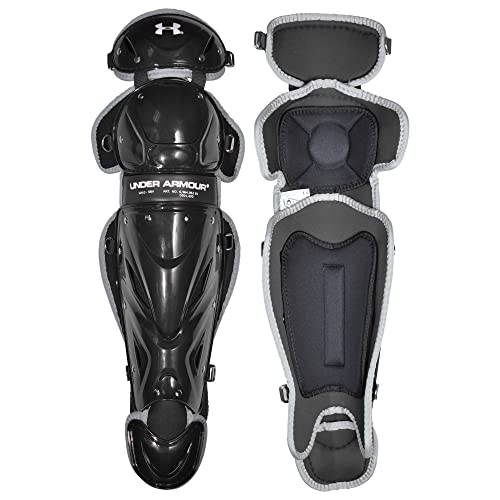 Used Under Armour Victory Series Leg Guards-Youth (7-9) 11.5"-Black - lauxsportinggoods
