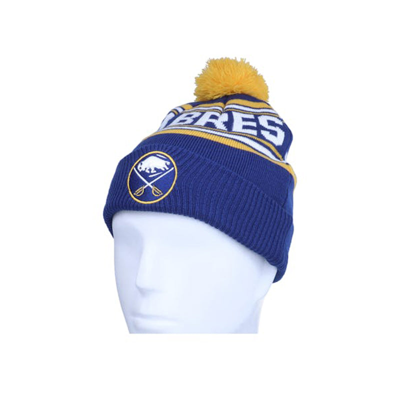 Outerstuff Youth Buffalo Sabres Knit Pom Rush Pom Hat - Royal - lauxsportinggoods