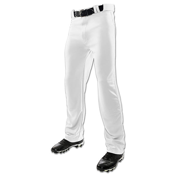 Open Box Champro Men's Standard MVP Open Bottom Loose-fit Baseball Pants-Small-White - lauxsportinggoods