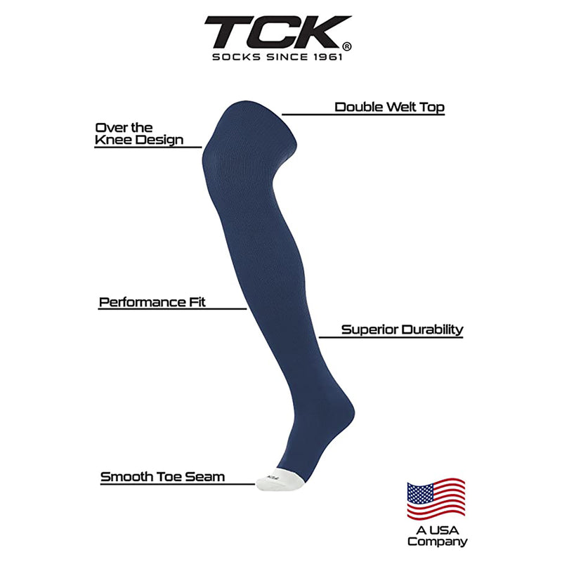 Open Box TCK Sports Pro Plus Above Knee Tube-Small-Navy - lauxsportinggoods