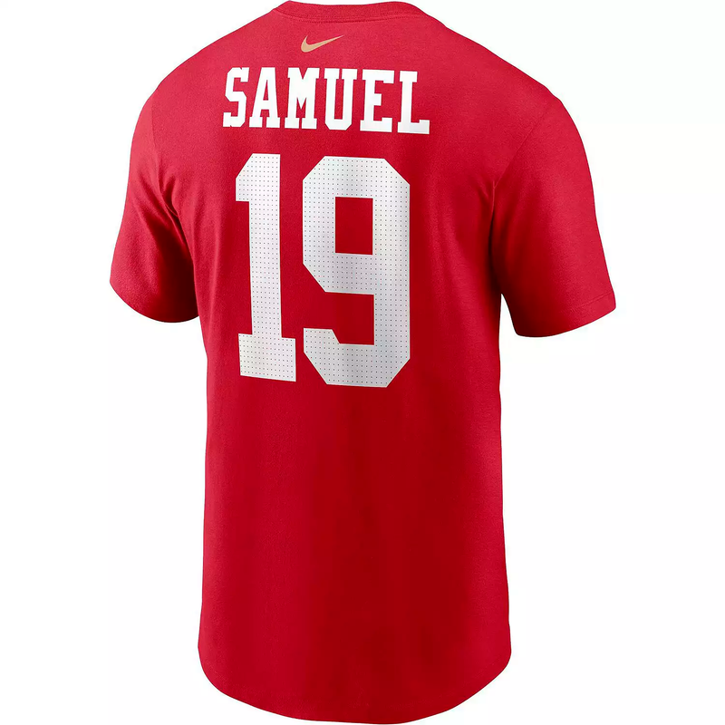 Fanatics Nike Men's San Francisco 49ers Deebo Samuel Player T-Shirt - Red - lauxsportinggoods