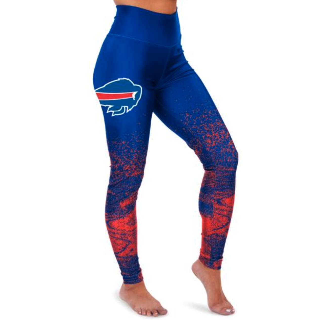 Women's Buffalo Bills Zubaz Royal/Red Leggings