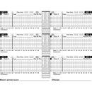 Big Red Volleyball Scorebook - 23 Games - lauxsportinggoods