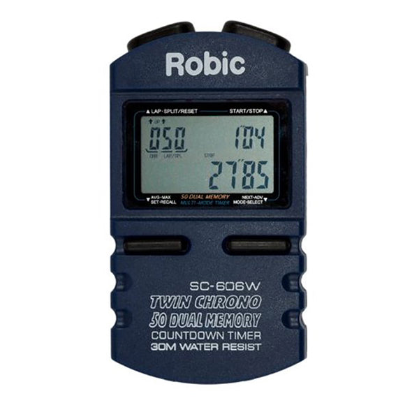 Robic SC-606W 50 Memory Chronograph-Navy - lauxsportinggoods