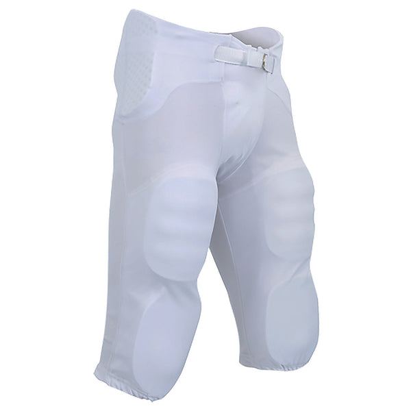 Used Champro Men's Safety Practice Football Pants with Built-In Pads-Small-White - lauxsportinggoods