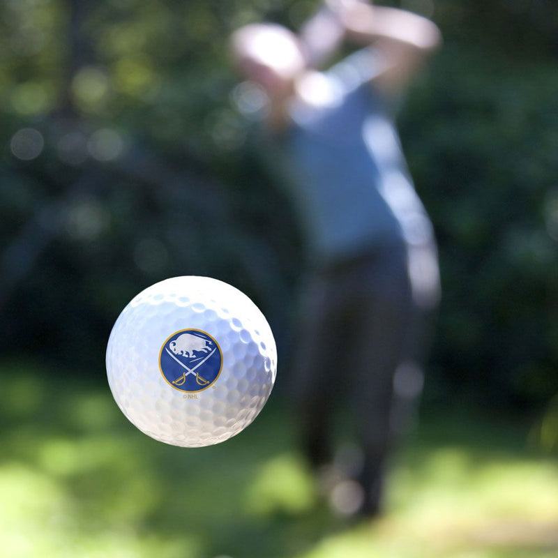 Wincraft Buffalo Sabres 3 Golf Balls In Clamshell - lauxsportinggoods