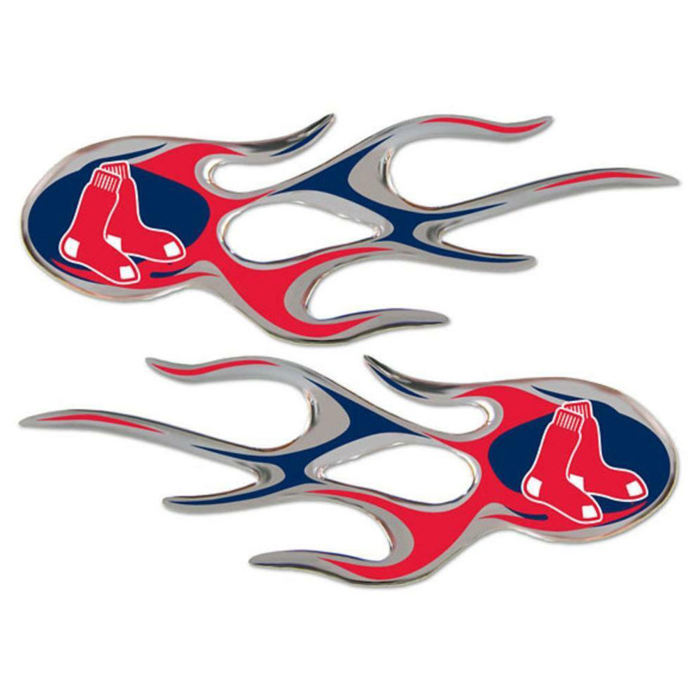 WinCraft MLB Boston Red Sox Prismatic Stickers, Team Color, One Size