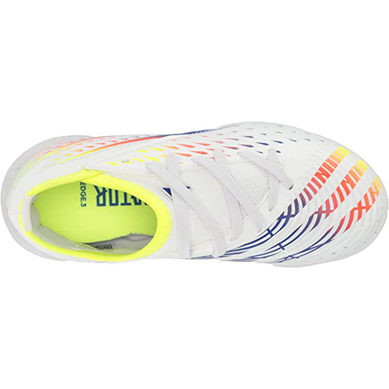 Adidas Youth Predator Edge.3 Indoor Soccer Shoes - White - lauxsportinggoods
