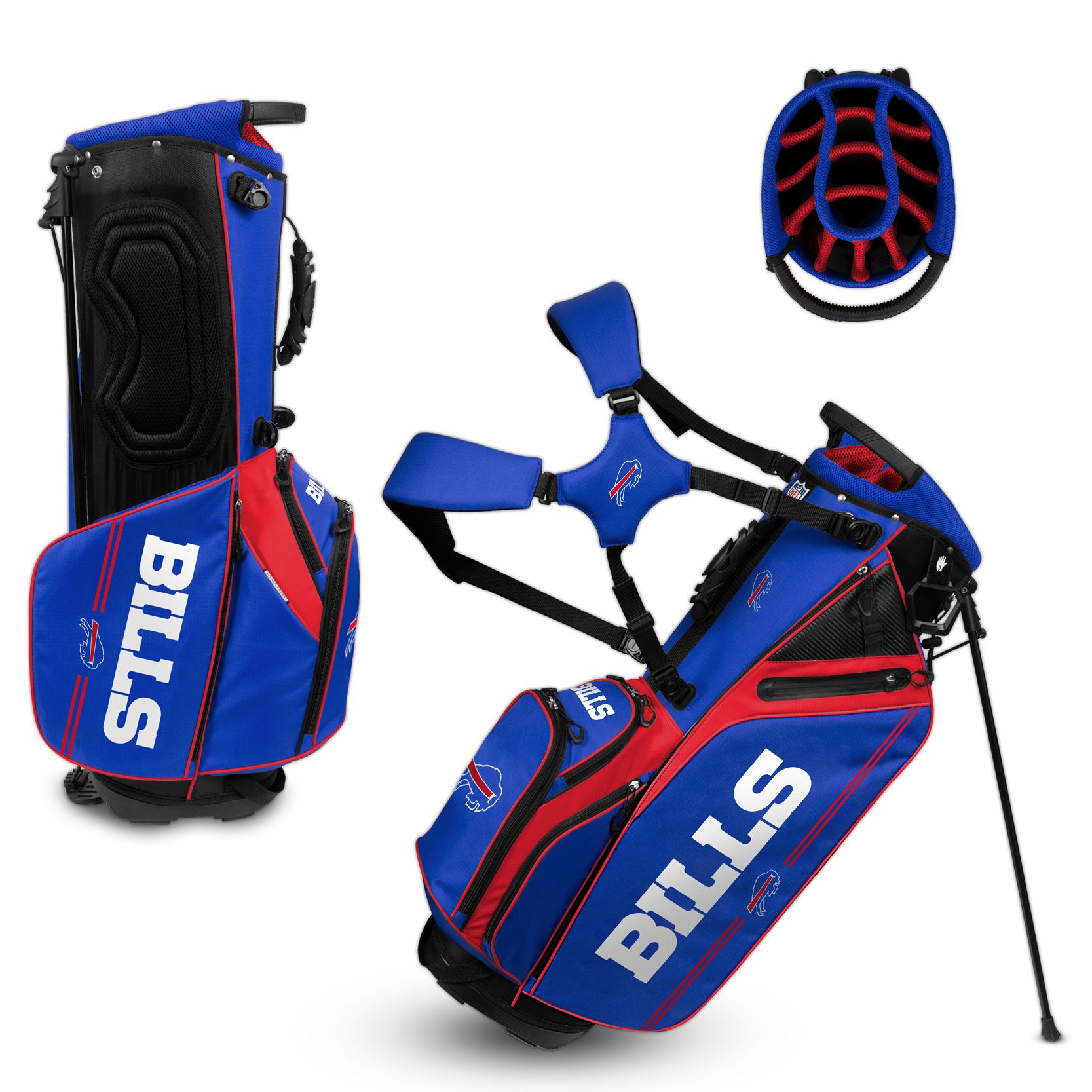 Team Effort Boston Red Sox Caddie Carry Hybrid Golf Bag