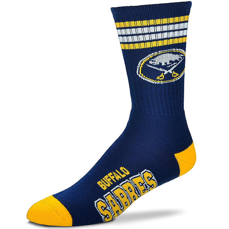 For Bare Feet NHL Buffalo Sabres Deuce Crew Men Socks - lauxsportinggoods