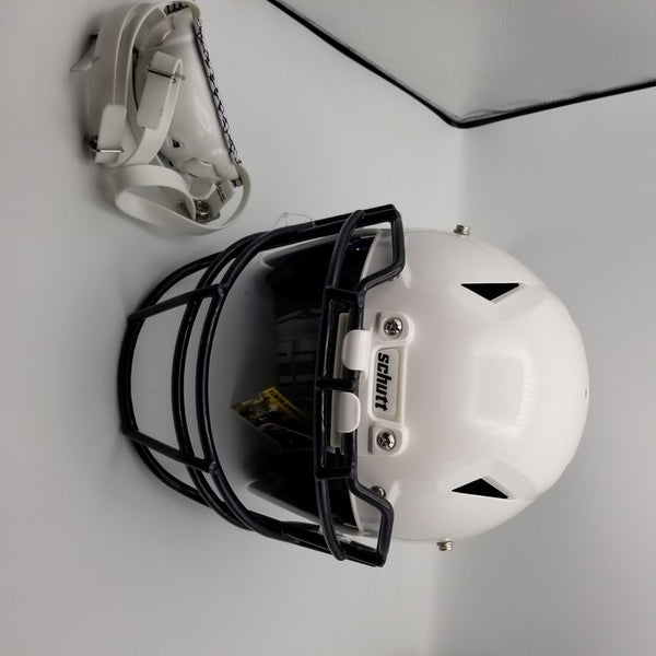 Open Box Schutt S-ATT204-M Vengeance PRO LTD ADULT Football Helmet-White-Medium with navy cage attached - lauxsportinggoods