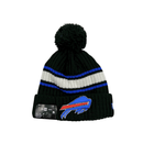 New Era Junior Buffalo Bills Knit Fold E3 Hat - Black - lauxsportinggoods