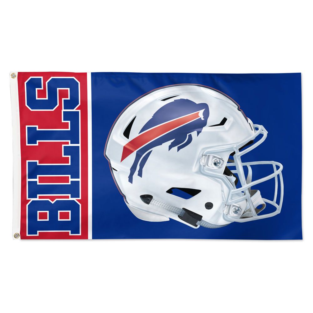 Wincraft Buffalo Bills Deluxe Helmet Flag - 3 ft x 5 ft