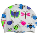 Dolfin Little Dolfins Printed Junior Silicone Swim Cap - lauxsportinggoods