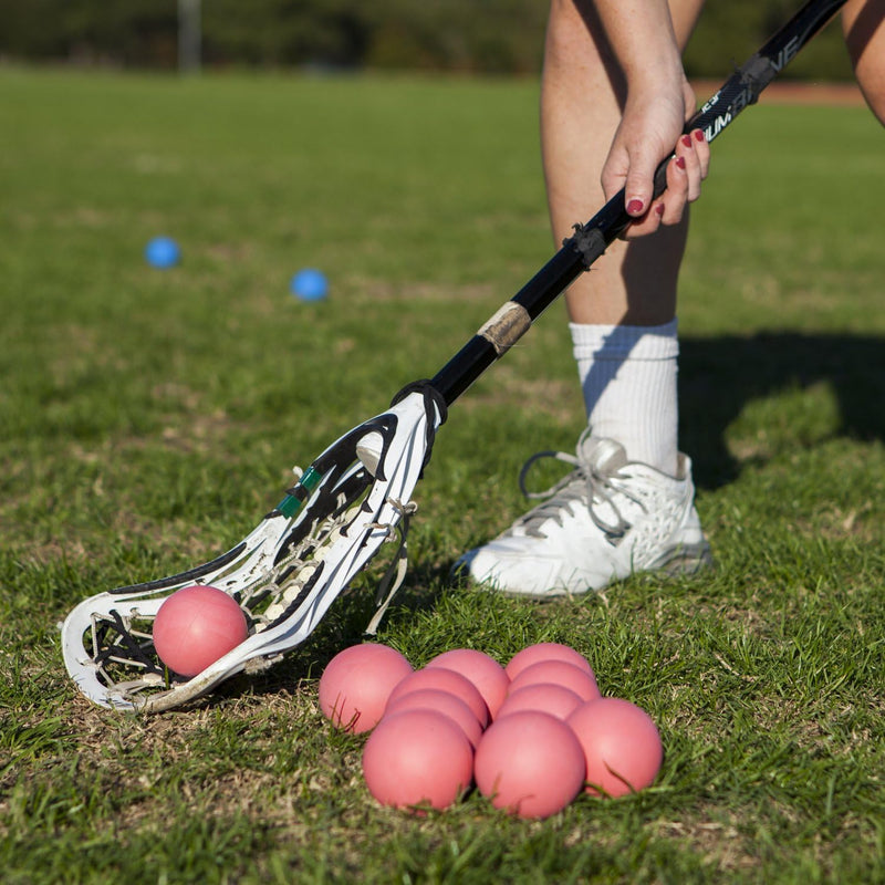 Champion Sports - Sponge Practice Lacrosse Balls - 1 Dozen - Pink - lauxsportinggoods