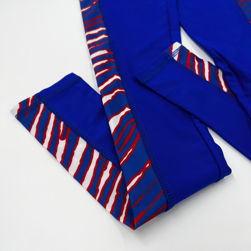 Zubaz - Buffalo Bills Elven Leggings w/ Zebra