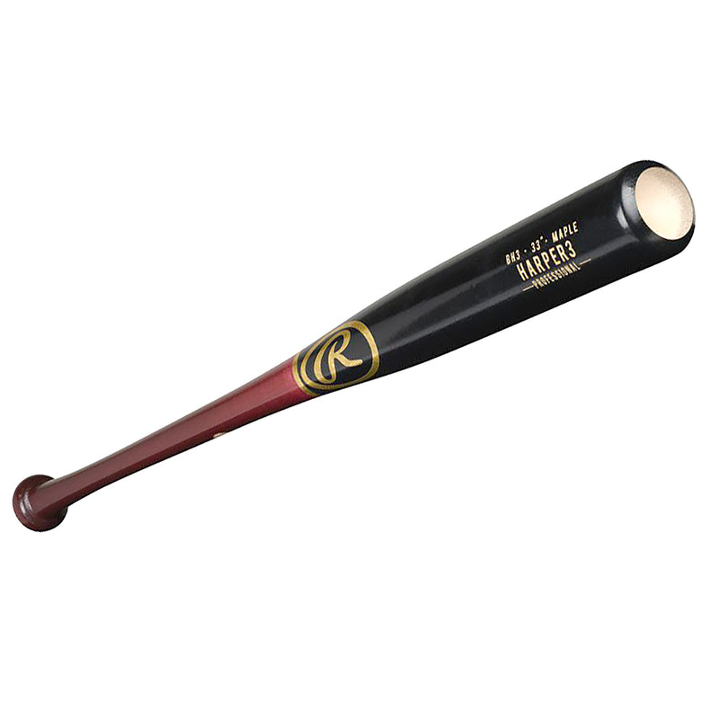 Rawlings Bryce Harper Pro Label Wood Bat Maple Baseball Bat - lauxsportinggoods