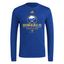 Adidas Men's Buffalo Sabres Fresh Long Sleeve Tee - Royal - lauxsportinggoods