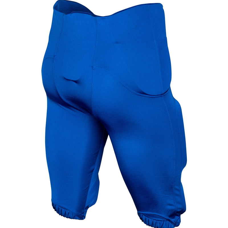 Open Box Champro Adult Terminator-2 Integrated Football Pants - Royal - Large