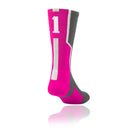 TCK Sports Player ID Number Sock - Hot Pink - lauxsportinggoods