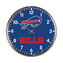 Wincraft Buffalo Bills Chrome Clock - 12 inch - lauxsportinggoods