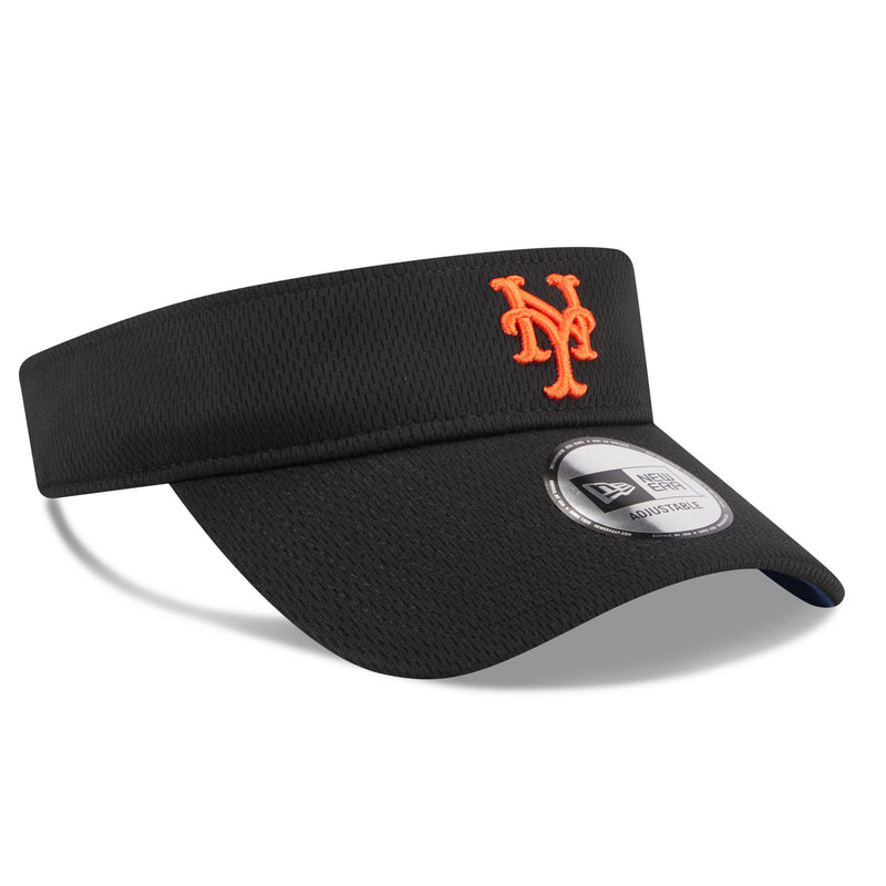 New Era New York Mets M Visrbasic E3 Visor Cap - Black - lauxsportinggoods