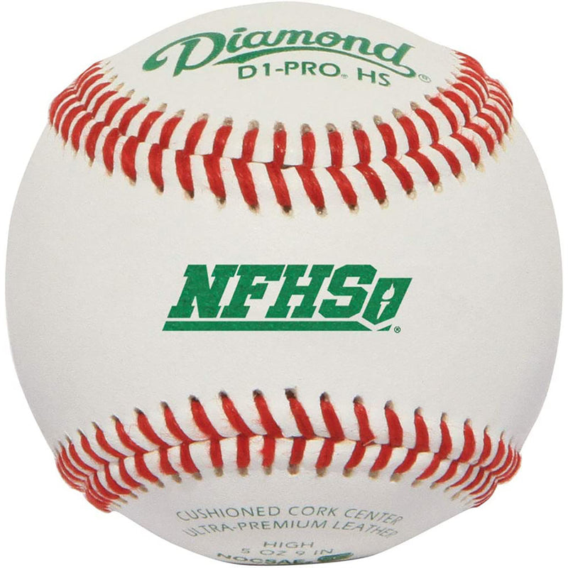 Open Box Diamond D1-PRO HS Baseball w/NFHS and NOCSAE Stamp - Dozen - lauxsportinggoods