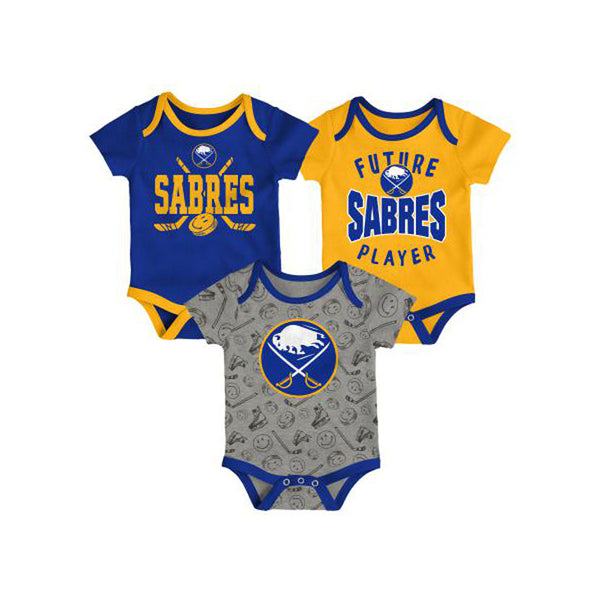 Outerstuff Infant Buffalo Sabres Full Strecngth Short Sleeve Creeper Set - lauxsportinggoods