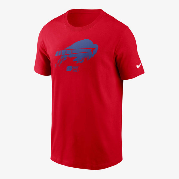 Fanatics Nike Men's Buffalo Bills Faded Essential Short Sleeve T-Shirt - Red