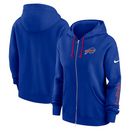 Fanatics Nike Women's Buffalo Bills Phoenix FZ Fleece Hoodie - Royal/Red - lauxsportinggoods