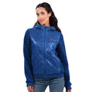G-III Women's Buffalo Bills Draft Mixed Media Hooded Full Zip Jacket - lauxsportinggoods