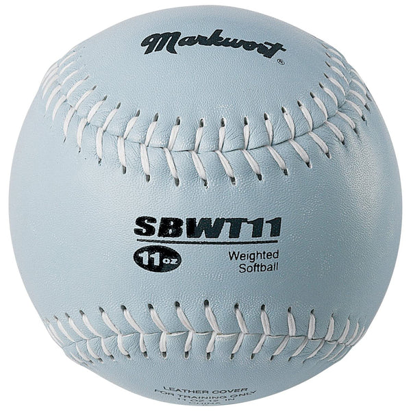 Markwort Weighted Leather 12 inch Softball - lauxsportinggoods