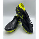 Open Box Diadora DA-2075 Soccer Cleats - Black/Fluo Yellow - 12 - lauxsportinggoods