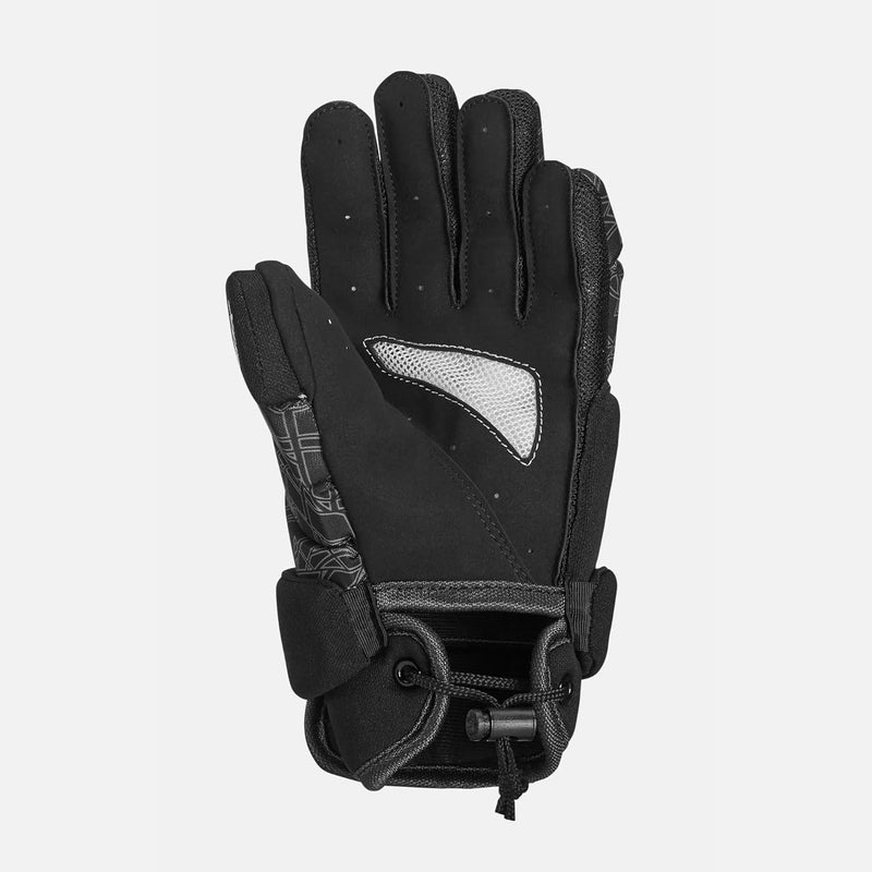 STX Men's Stallion 75 Protective Lacrosse Gloves - Black/Gray