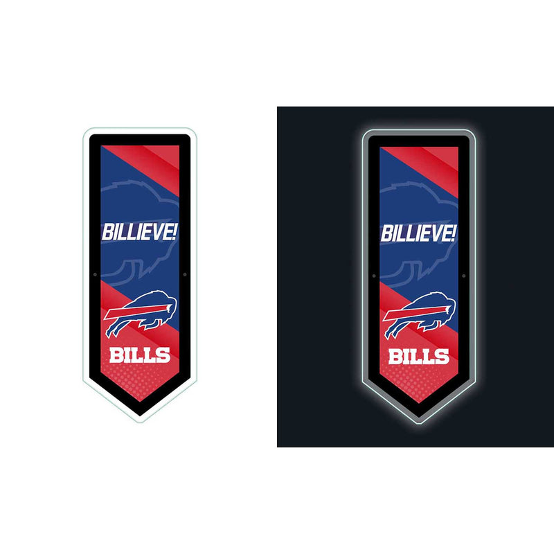 Evergreen Buffalo Bills Pennant LED Wall Decor